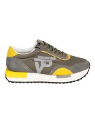Ice play Pantofi sport cu design colorblock si garnituri de piele intoarsa -
