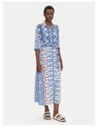 ICONIQUE Rochie Camasa colorata - albastru - dama