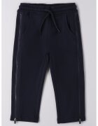 Ido Pantaloni de trening din amestec de bumbac cu snur - Albastru ultramarin