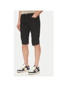 Indicode Pantaloni scurti din denim barbati INKEM 70-172 - Bumbac - Negru - Negru