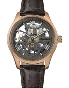 Ingersoll Ceas barbatesc I17402 cu mecanism clasic scheletat - de culoare maro