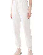 Inny Pantaloni dama 4F - model CAS F1013 - bumbac 80% - alb murdar - cu mansete elastice - 2 buzunare laterale