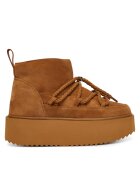 Inuikii Ghete dama Amber - piele naturala - platforma joasa - culoare maro