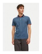 Jack & Jones Tricou barbati - 304899041 - Bumbac organic - XS INTL - Albastru