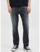 Jack & Jones Blugi relaxed-fit din denim - Albastru inchis/Alb murdar
