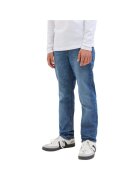 Jack & Jones Blugi slim fit cu talie joasa Glenn - Albastru