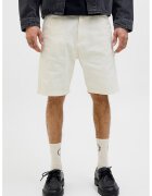 Jack & Jones Blugi trei sferturi cu model uni - Alb fildes