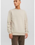 Jack & Jones Bluza de trening cu decolteu la baza gatului si model uni