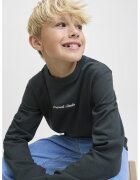 Jack & Jones Bluza de trening din amestec de bumbac organic - Verde padure/Alb optic