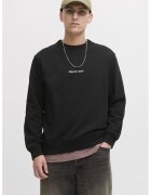 Jack & Jones Bluza de trening relaxed fit - Negru