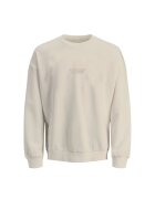 Jack & Jones Bluza JACK &JONES Bleecker Aop Box Crew JNR 52339 - Bej