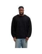Jack & Jones Bluza JACK &JONES Bleeker Knit Crew BF PLS 52300 - Negru