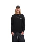 Jack & Jones Bluza JACK &JONES Norrebro Light Knit Crew Sn 48669 - Negru