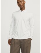 Jack & Jones Bluza polo din amestec de bumbac organic - Alb