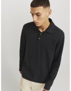 Jack & Jones Bluza polo regular fit din bumbac pique - Negru