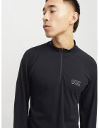 Jack & Jones Bluza slim fit cu detaliu logo - Negru