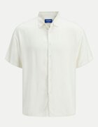 Jack & Jones Camasa barbati Jack Jones - 12271078 - Viscoza - Alb - Alb