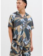 Jack & Jones Camasa cu maneci scurte si model - Multicolor