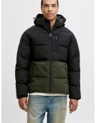 Jack & Jones Geaca cu buzunare cu fermoar - Negru/Kaki inchis
