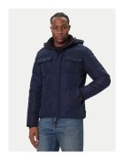 Jack & Jones Geaca de iarna barbateasca bleumarin - material rezistent -