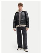 Jack & Jones Geaca din imitatie de barbati Jack negru