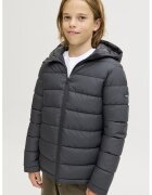 Jack & Jones Geaca matlasata cu gluga - Negru stins