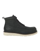 Jack & Jones Ghete din piele cu sireturi - Negru