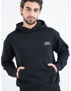 Jack & Jones Hanorac cu imprimeu contrastant pe partea din spate Grand Midtown - Alb/Negru