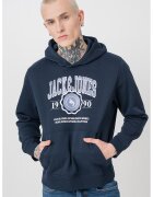 Jack & Jones Hanorac cu imprimeu logo - Alb/Bleumarin