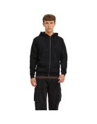 Jack & Jones Hanorac JACK &JONES Bradley Sweat Zip Hood 48674 - Negru