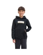 Jack & Jones Hanorac JACK &JONES Inwood Block Branding JNR 50124 - Negru