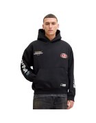Jack & Jones Hanorac JACK &JONES Pulse Printed Hood 53479 - Negru