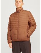 Jack & Jones Jacheta cu vatelina si guler inalt - Maro scortisoara
