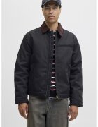 Jack & Jones Jacheta usoara cu guler ascutit - Negru/Maro