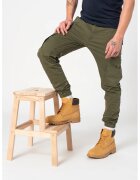 Jack & Jones Pantaloni cargo conici Paul - Kaki