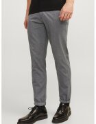 Jack & Jones Pantaloni chino slim fit - Gri inchis melange