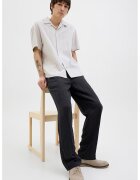 Jack & Jones Pantaloni drepti cu model uni - Negru