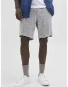 Jack & Jones Pantaloni scurti din amestec de in - Alb murdar/Albastru