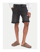 Jack & Jones Pantaloni scurti din denim barbati Jack Jones - 12269608 - Bumbac/Poliester reciclat - Negru - Negru