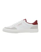 Jack & Jones Pantofi sport low-cut - Alb/Visiniu/Gri cenusiu
