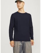 Jack & Jones Pulover din amestec de bumbac organic - Bleumarin
