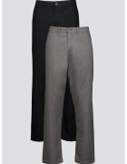 Jack & Jones Set de pantaloni drepti - 2 perechi - Negru/Gri inchis