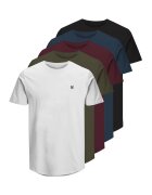 Jack & Jones Set de tricouri regular-fit din bumbac organic - 5 piese - Multicolor