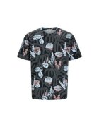Jack & Jones Tricou barbati Jack Jones - 12276912 - Bumbac - 45679 - Negru