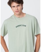 Jack & Jones Tricou cu decolteu la baza gatului si imprimeu logo - Verde deschis