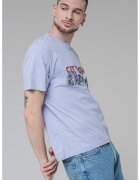 Jack & Jones Tricou cu model grafic si decolteu la baza gatului - Lila