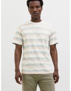 Jack & Jones Tricou cu model in dungi - Verde deschis