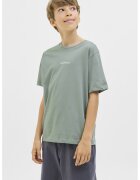 Jack & Jones Tricou de bumbac cu imprimeu logo - Verde pal