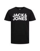 Jack & Jones Tricou JACK &JONES Corp Logo 29367 - Negru