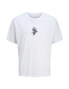 Jack & Jones Tricou JACK &JONES Miko Crew 48338 - Alb